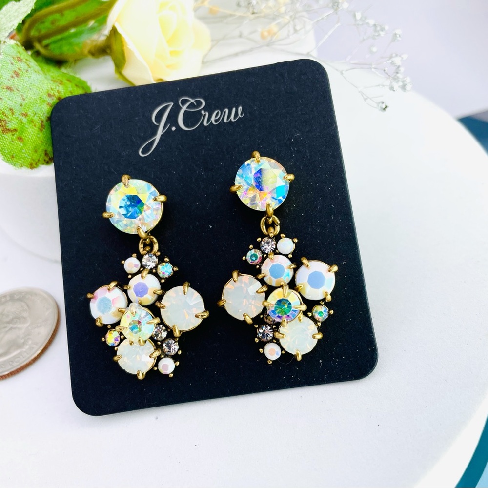 J.Crew Crystal Statement Earrings - image 3